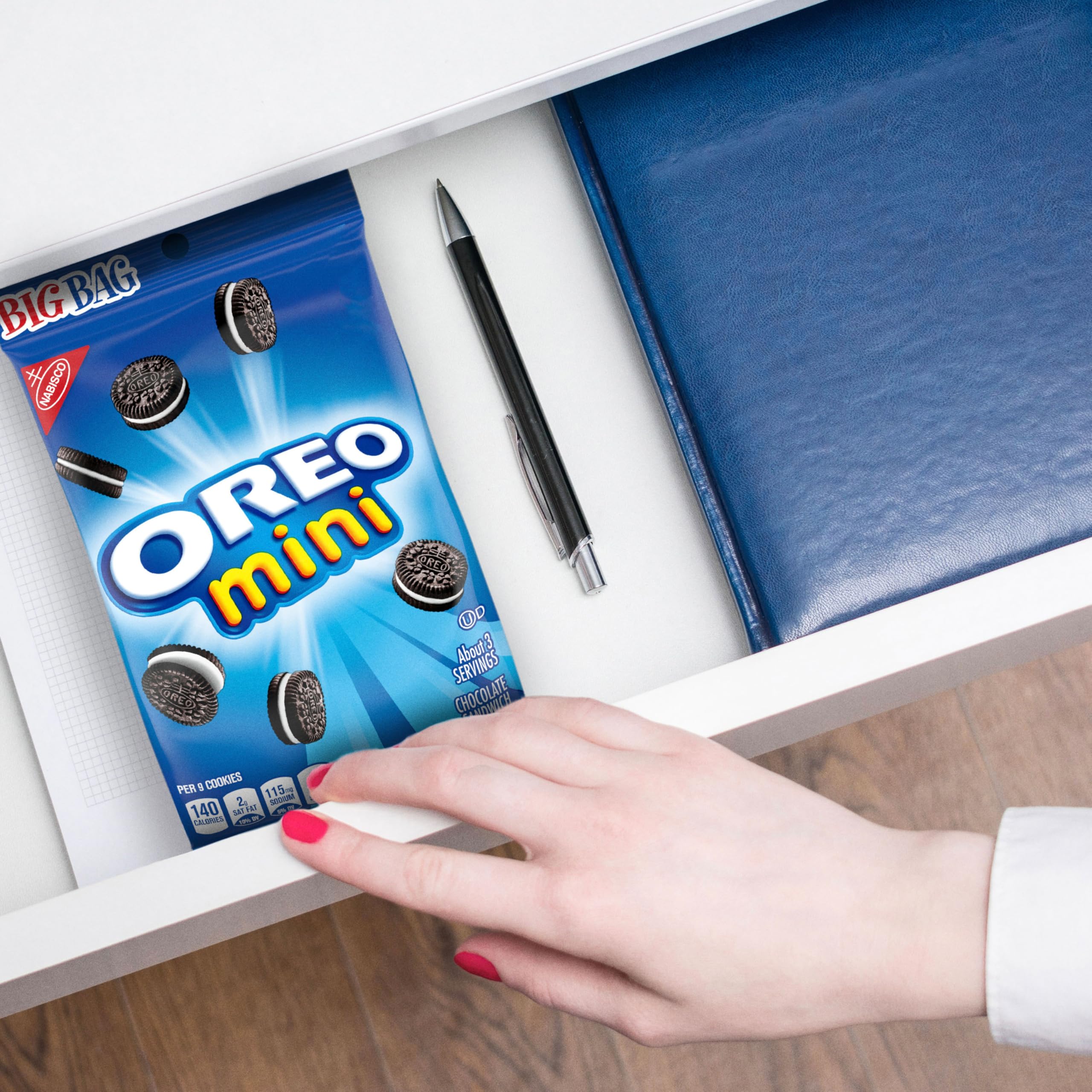OREO Minis Chocolate Sandwich Cookies - 12 Pack (3 oz Bags) | Perfect for Lunchboxes, Snacking & Parties