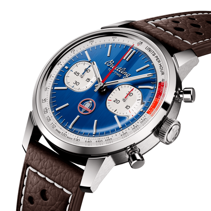 Breitling Top Time B01 Shelby Cobra Chronograph 41mm Stainless Steel Men's Watch - Luxury Sports Chronograph for Racing Enthusiasts & Collectors