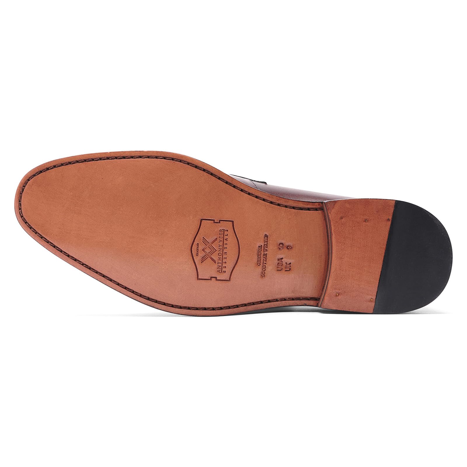 Anthony Veer Gerry Penny Loafers for Men - Premium Goodyear Welt Construction with Ortholite® Comfort Footbed & Recraftable Leather Outsole - Ideal for Business, Casual & Travel Wear