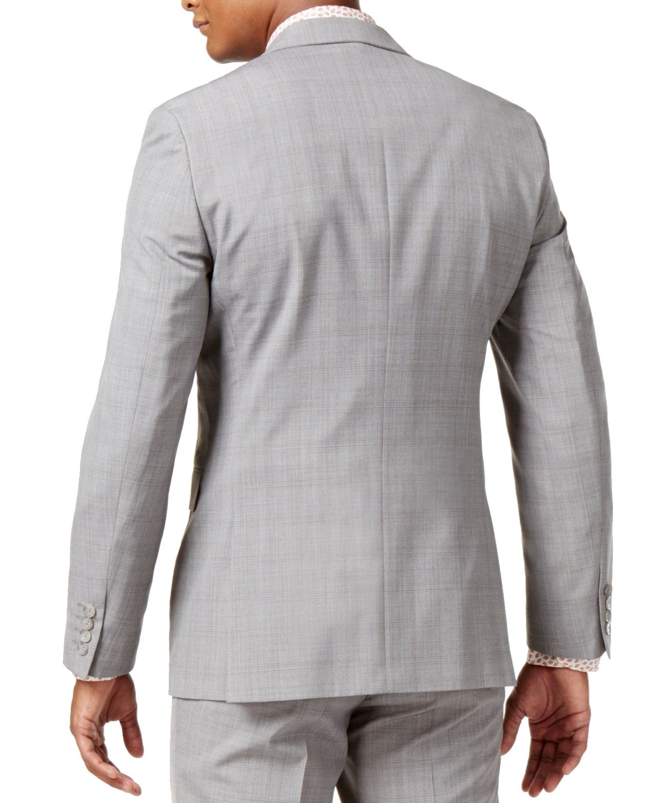 Bar III Men's Heathered Two-Button Blazer Jacket | Slim Fit Sport Coat for Business, Office & Formal Occasions