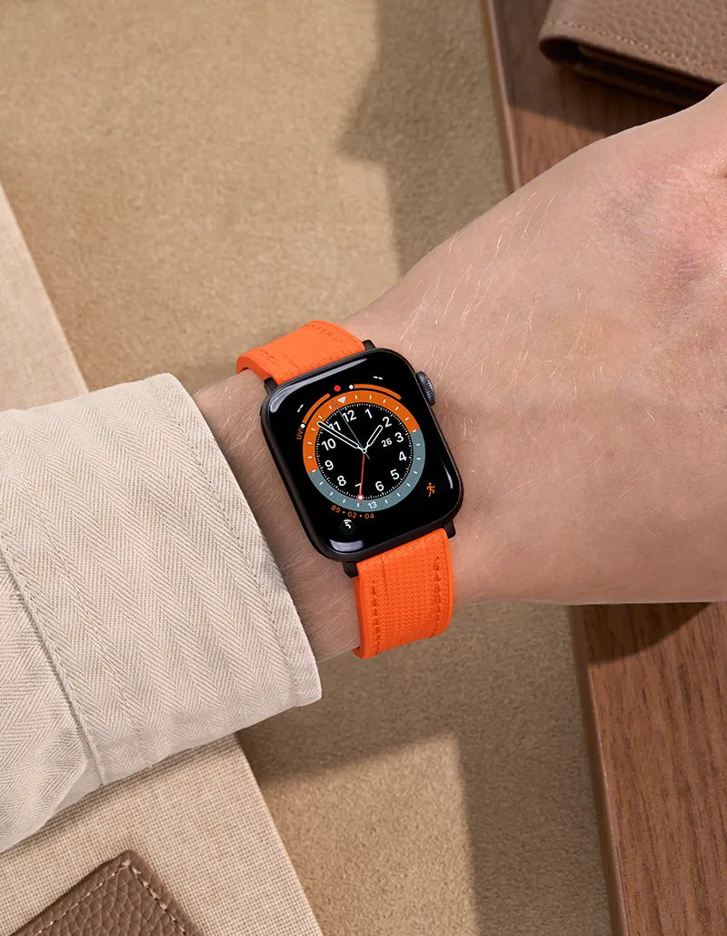 Premium Soft Silicone Apple Watch Band - Comfortable & Durable Replacement Strap for Workouts, Running & Everyday Wear