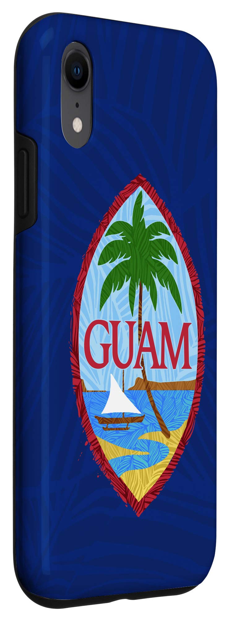 iPhone XR Guam Phone Case with Chamorro Seal - Durable Blue Protective Cover for iPhone XR | Perfect for Travel, Island Life & Cultural Pride