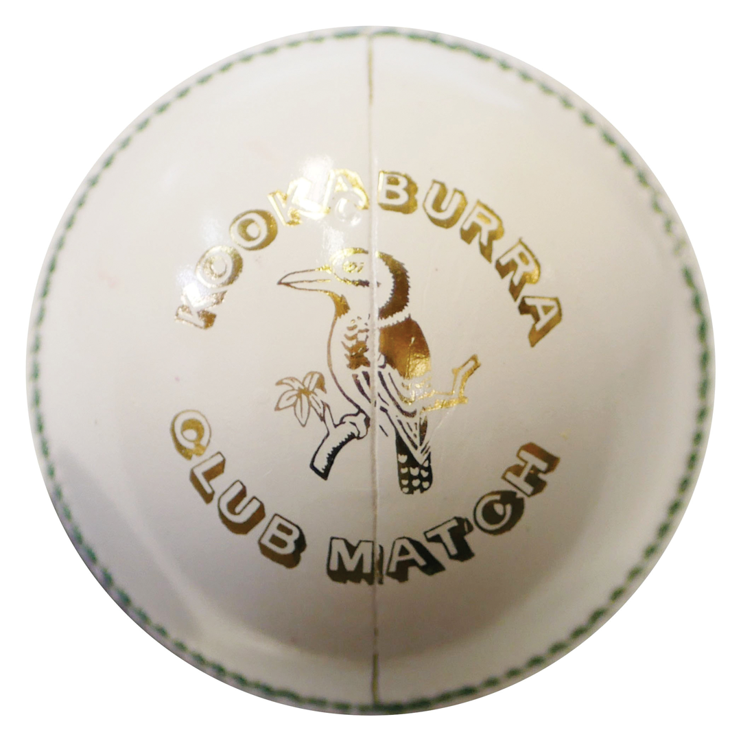 Kookaburra 4 Piece Club Match Cricket Ball - High Performance Leather Cricket Ball for Club Matches & Training - Perfect for Cricket Enthusiasts & Professional Players