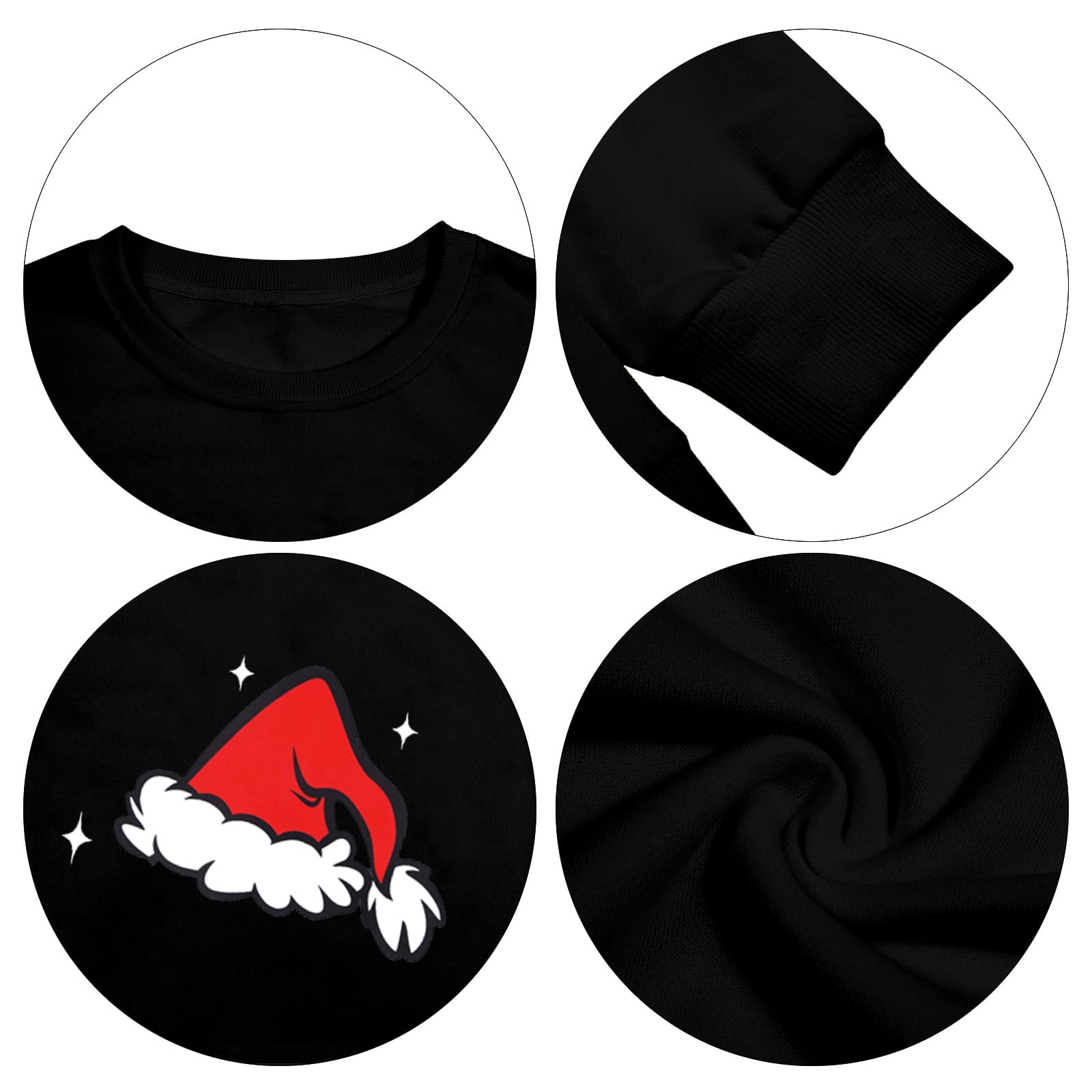 Funny Christmas Graphic Sweatshirt for Women - Holiday Crewneck Long Sleeve Pullover - Perfect for Xmas Parties, Family Gatherings & Winter Festivities