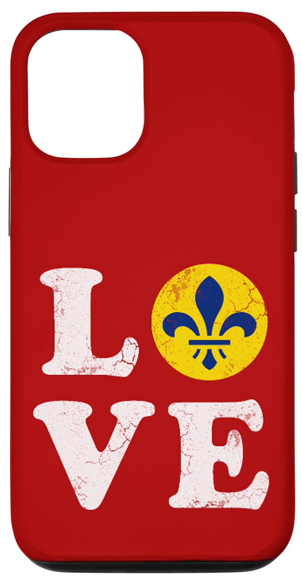 Vintage St. Louis Flag iPhone 12/12 Pro Case - Distressed Missouri State Design, Durable Protective Cover for Everyday Use, Travel & Showcasing Local Pride