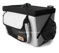 Silver Buddy Bike Basket - Durable & Stylish Front or Rear Bicycle Basket for Groceries, Picnics & Commuting