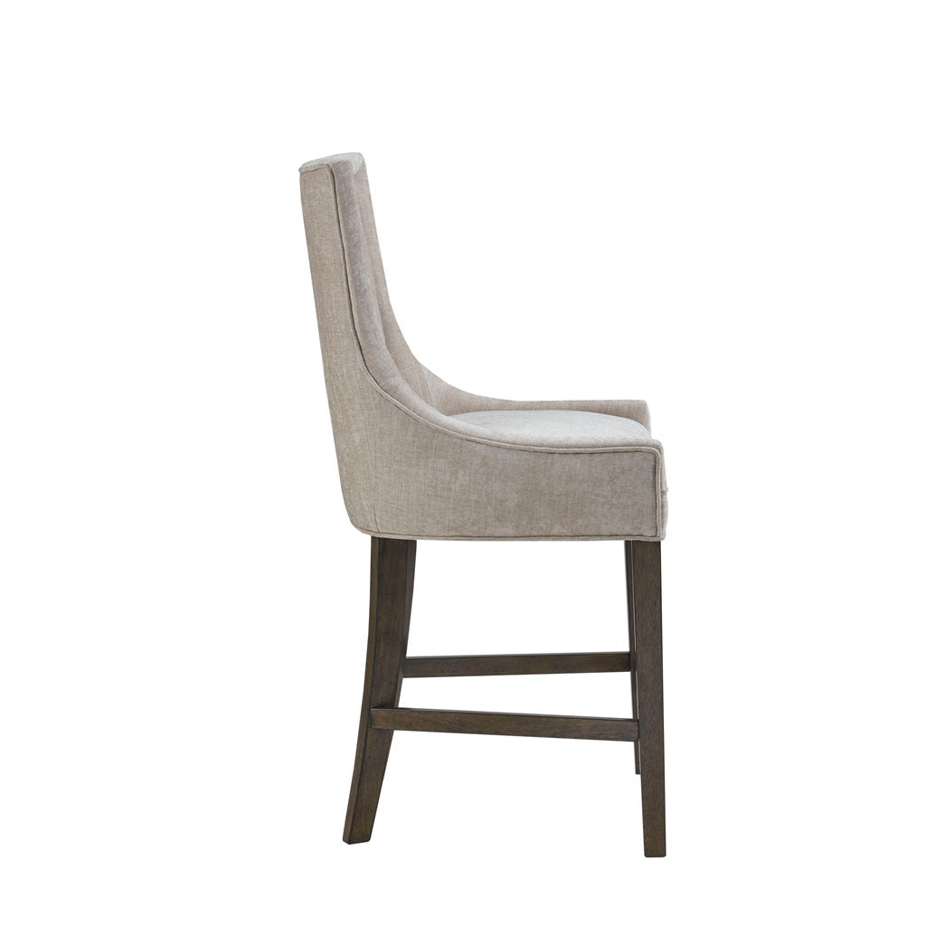 25.5 Inch Upholstered Counter Stool with Cushion - Adjustable Height Bar Stool for Kitchen Island, Breakfast Bar & Dining Room - Modern Home Decor & Comfortable Seating