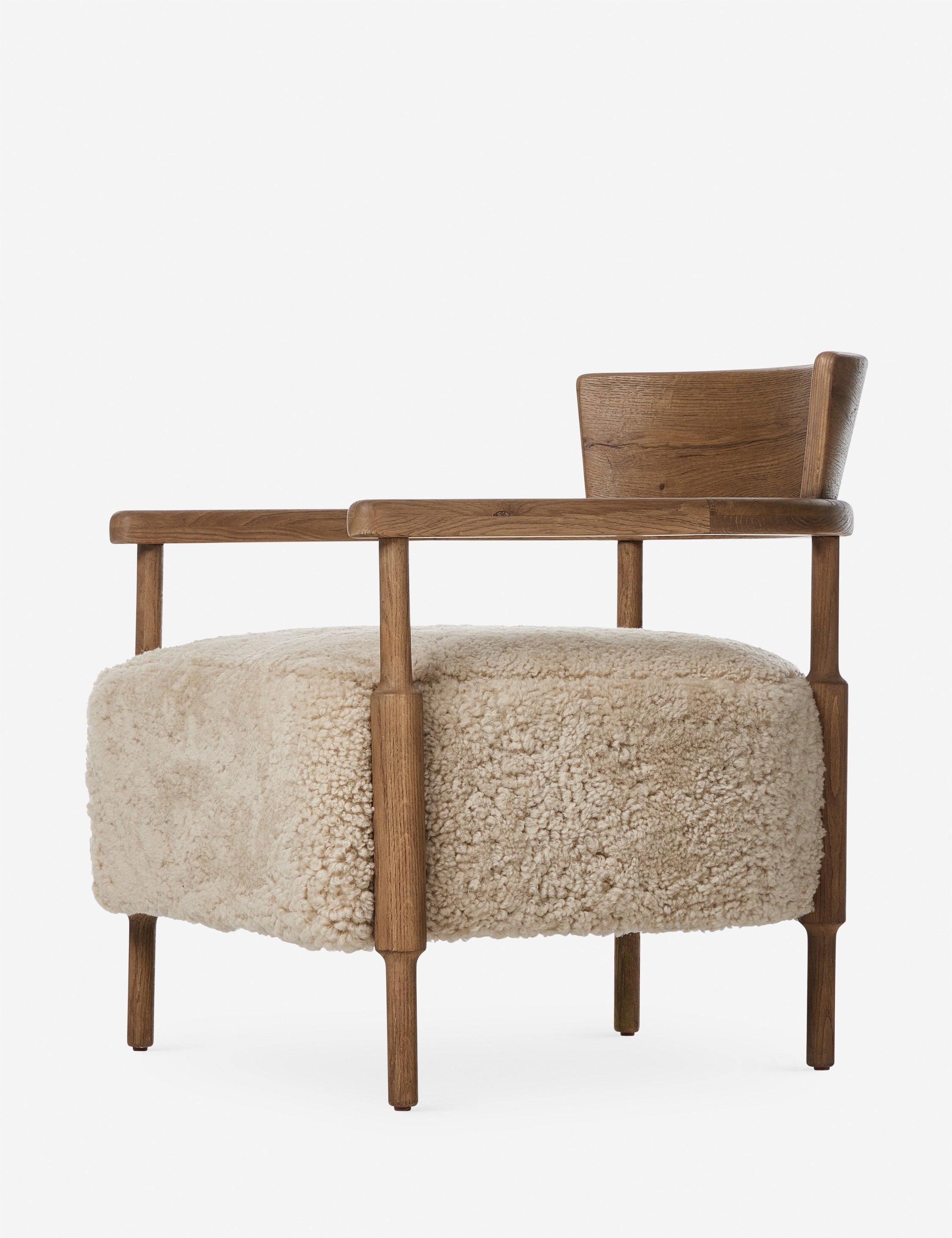 Amber Lewis x Four Hands Bennett Accent Chair - Modern Upholstered Lounge Chair for Living Room, Bedroom & Office - Stylish Home Decor with Comfortable Seating