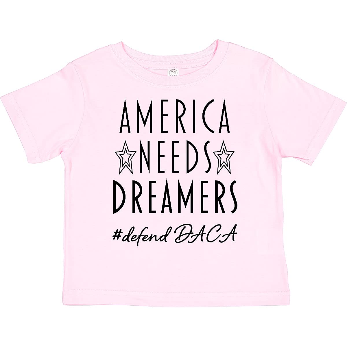 Inktastic America Needs Dreamers Defend DACA Toddler T-Shirt - Cute Political Statement Tee for Kids, Baby Boy & Girl Outfit, Toddler Protest Shirt for Playdates & Family Events