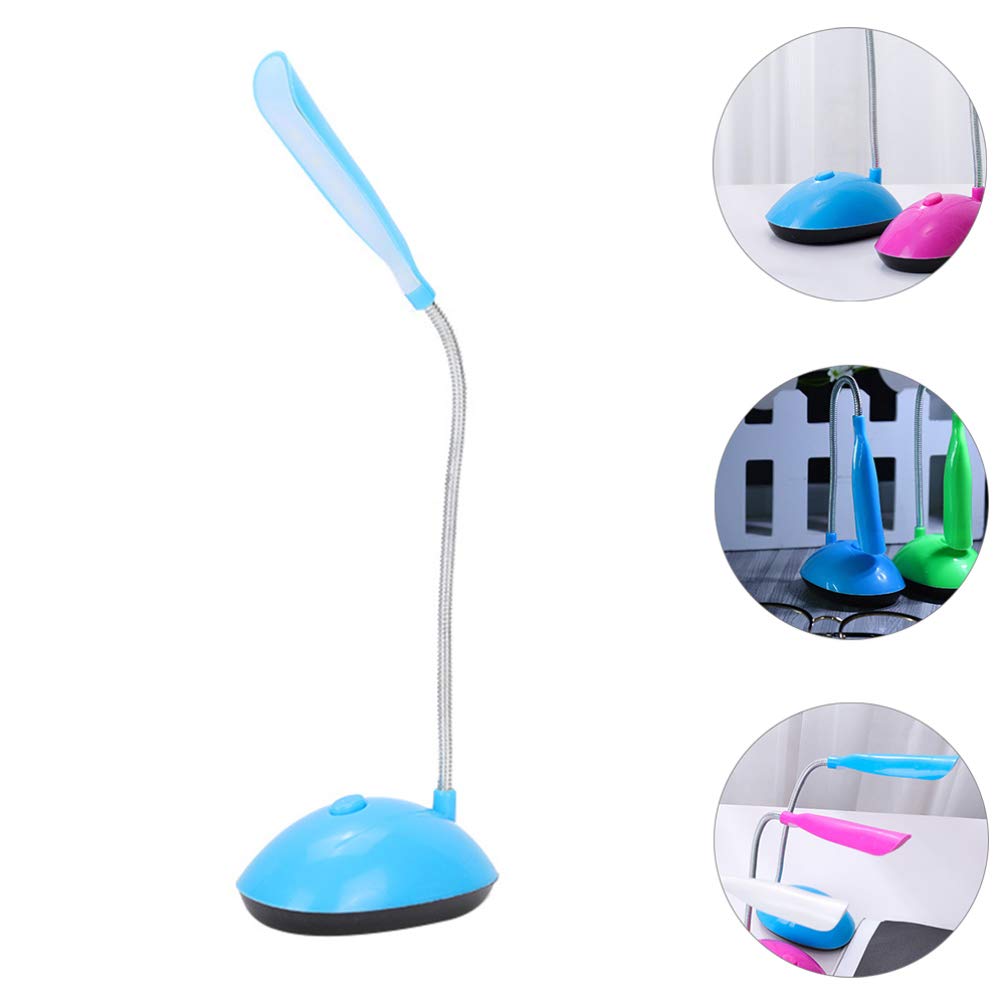 Uonlytech LED Desk Lamp - Portable, Flexible, Eye-Caring Battery Operated Table Lamp for Kids, Dorm, Study, Office & Bedroom - Perfect for Reading, Working & Night Use