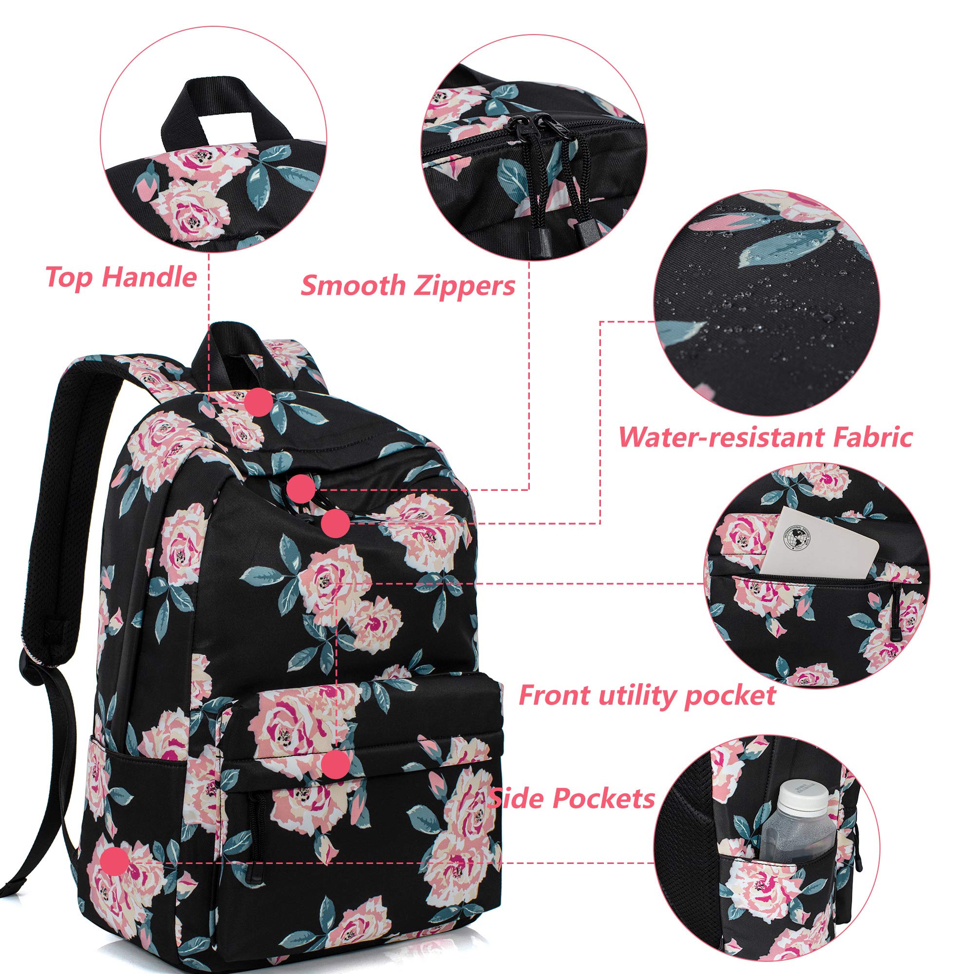 Waterproof Women's Travel Backpack - Lightweight Laptop Backpack for School, College & Work - Cute Kawaii Bookbag for Girls & Teens - Perfect for Commuting, Hiking & Daily Use