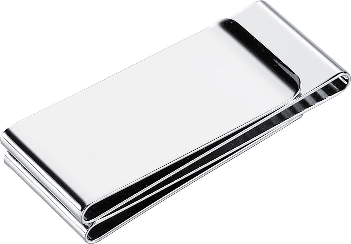 Visol Personalized Trifold Stainless Steel Money Clip with Free Engraving - Slim RFID Blocking Wallet for Men - Perfect Gift for Dad, Husband & Graduation | Business, Travel & Everyday Carry