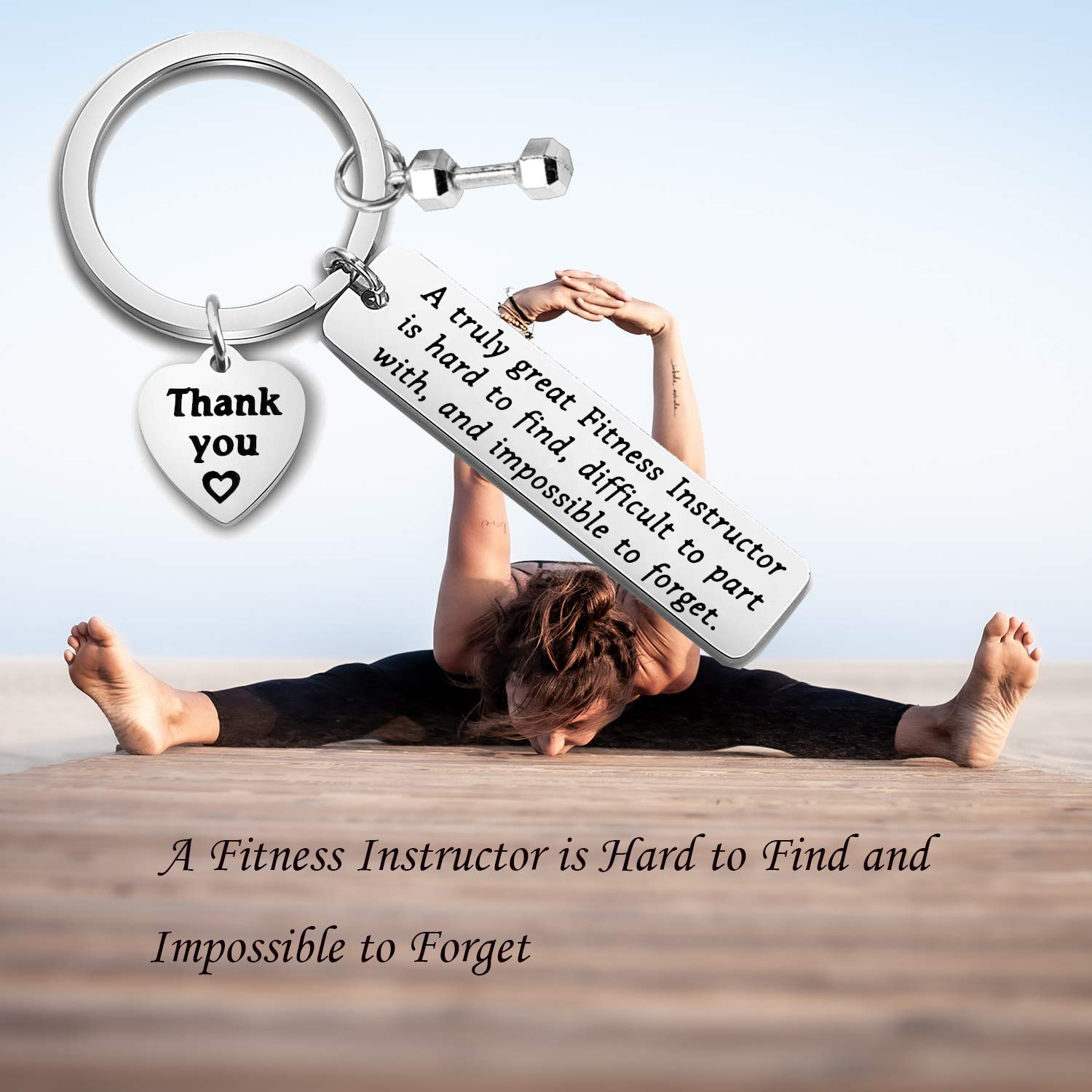 ENSIANTH Personalized Fitness Instructor Gift - Thoughtful Thank You Present for Personal Trainers - Perfect for Appreciation, Holidays & Special Occasions