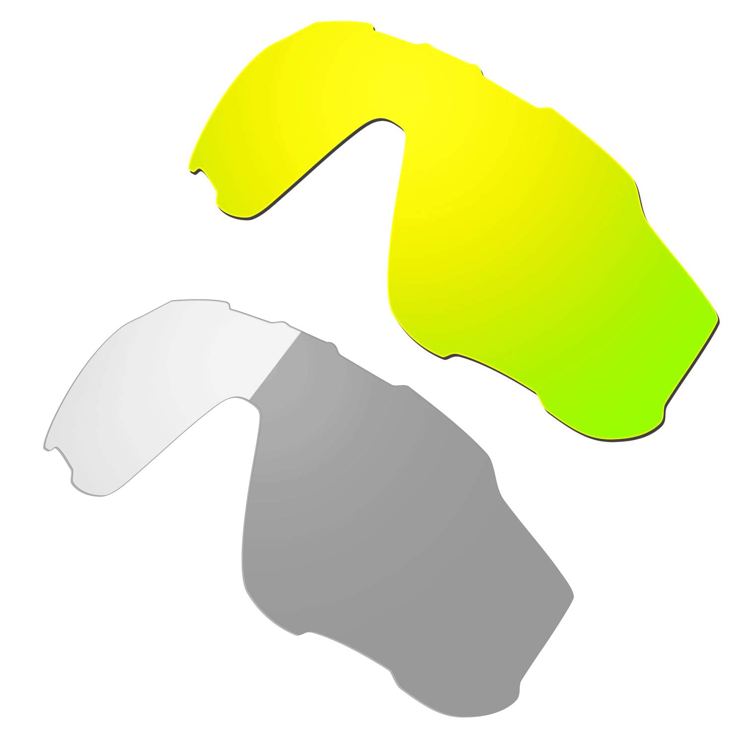 HKUCO Replacement Lenses for Oakley Jawbreaker Sunglasses - Polarized Interchangeable Lens Set for Men - Perfect for Cycling, Running & Outdoor Sports