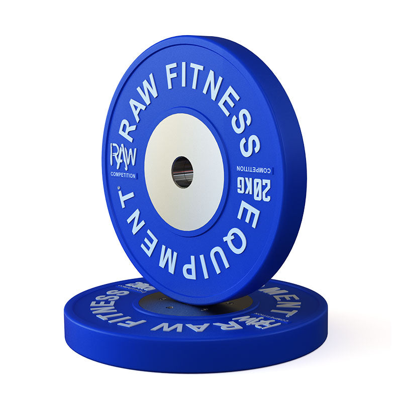 Premium 20KG Pair Competition Bumper Plates - Color Coded for Weightlifting, CrossFit & Home Gym Training