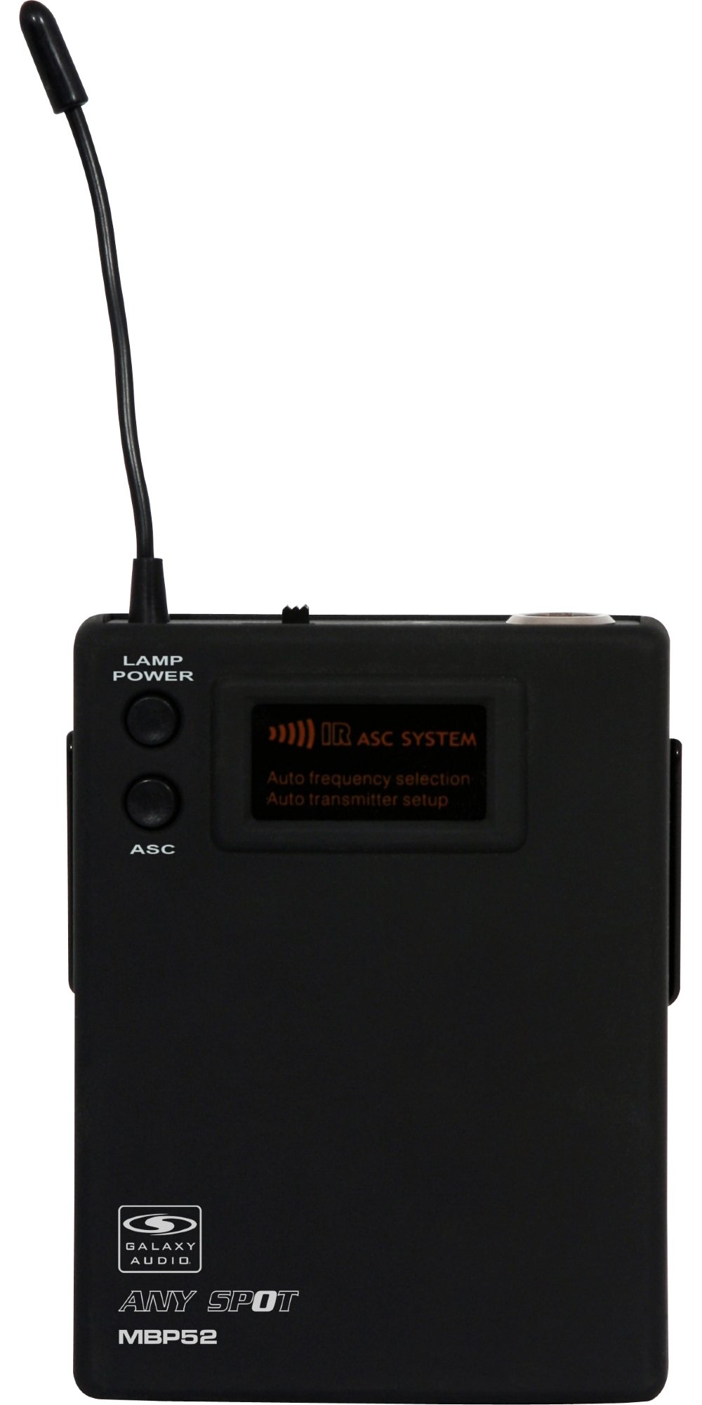 Galaxy Audio ECM Lav Wireless System D - Professional Wireless Lavalier Microphone for Clear Audio Recording - Perfect for Interviews, Podcasts, and Live Streaming