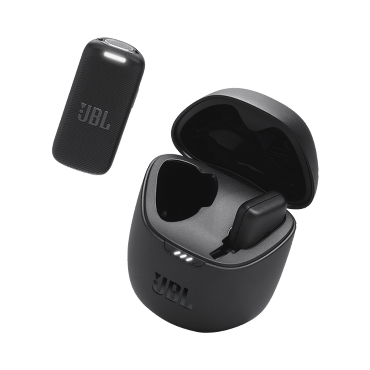 JBL Quantum Stream Wireless USB C Clip-On Microphone for Gaming, Streaming & Podcasting - Noise Cancelling Mic with Clear Voice Capture for PC, Mac & Mobile Devices