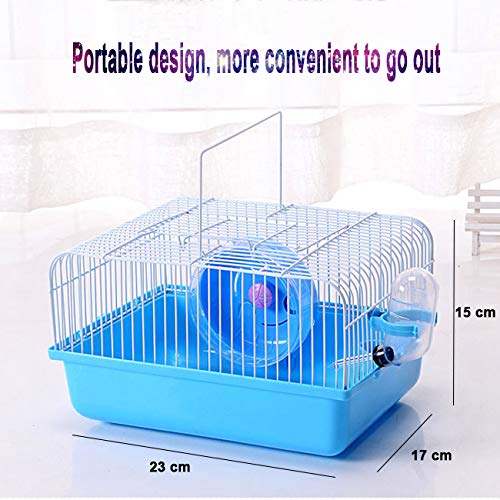 Premium Hamster Cage with Accessories - Spacious Small Pet Habitat for Gerbils, Golden Bears & Hamsters | Durable Nursery Cage with Chew Toys & Hideouts | Perfect for Playtime, Exercise & Cozy Nesting