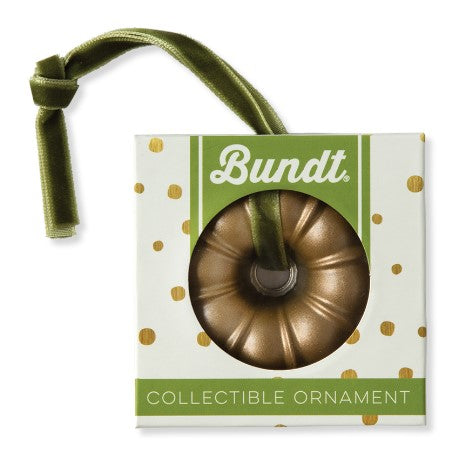 Nordic Ware Bundt Collection Ornament - Elegant Cake Pan Decor for Christmas Tree, Holiday Baking Party & Kitchen Decorations