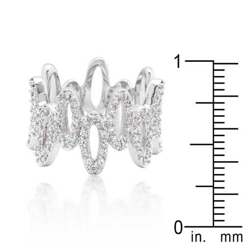 Elegant Cubic Zirconia Oval Fashion Ring for Women - Sterling Silver Statement Jewelry for Parties, Weddings & Everyday Wear