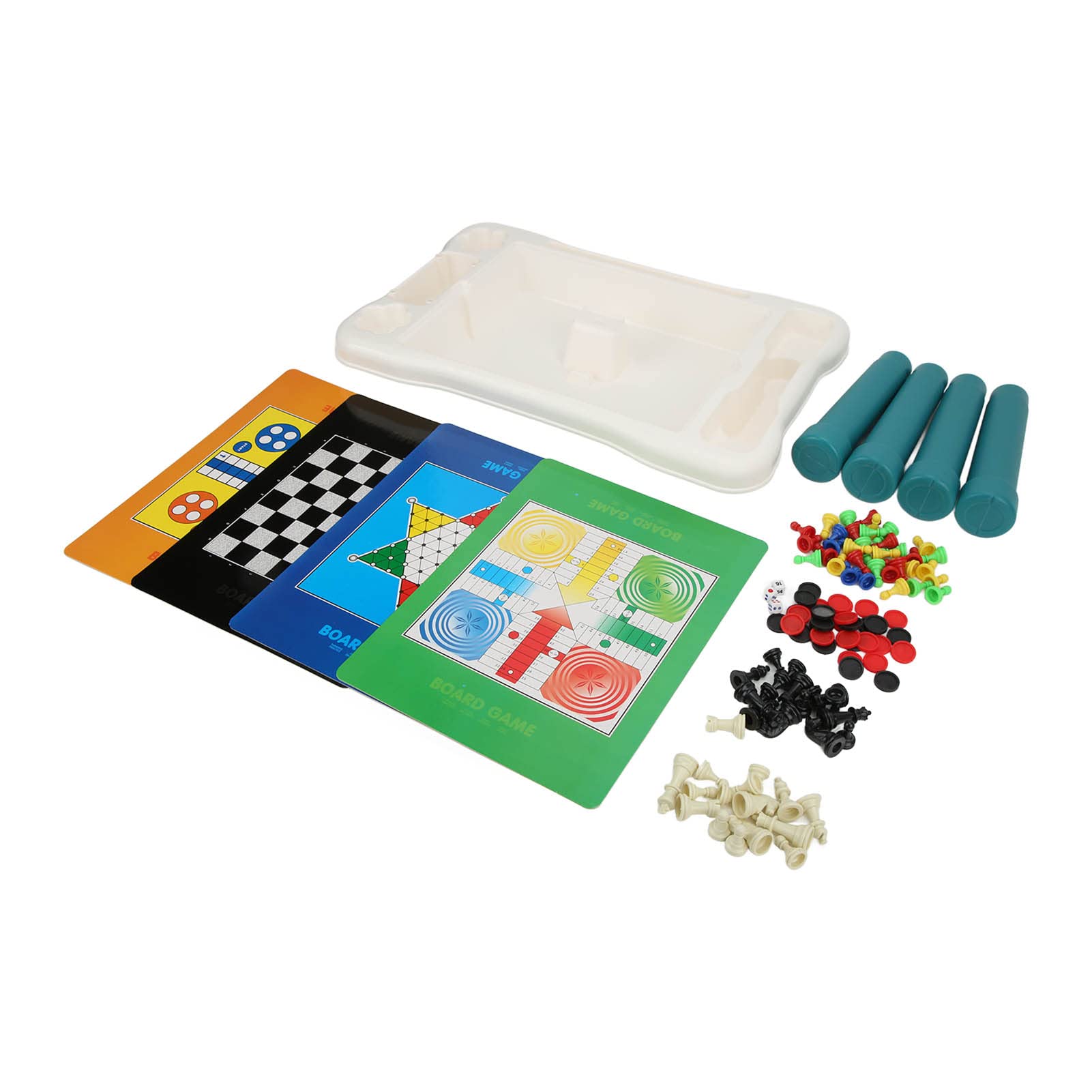 Premium Chessboard Game Table Set - 8 Classic Board Games for Family & Kids (3+ Years) | Indoor & Outdoor Fun, Educational, Plastic Material | Perfect for Parties, Camping, and Family Game Nights