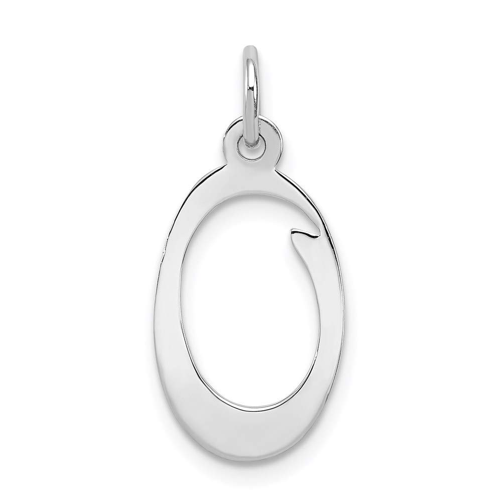 Sophia Sterling Silver Initial O Pendant - Elegant Gift for Her