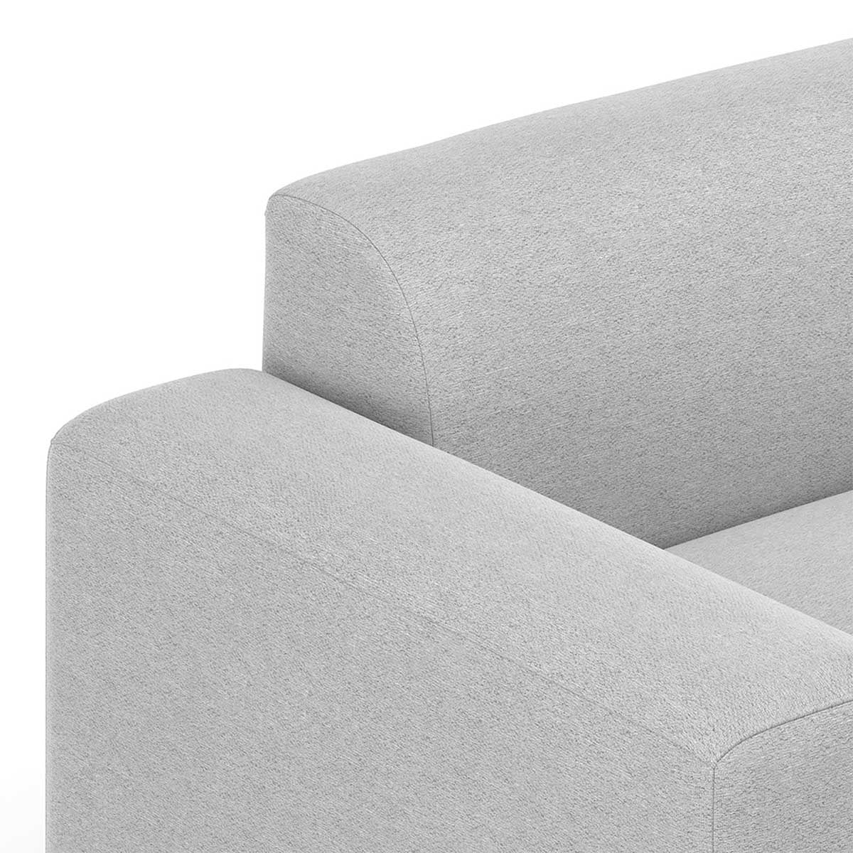 Bailey Fabric 2.5 Seater Modular Sofa - Modern Sectional Couch for Living Room, Lounge & Small Spaces | Comfortable & Stylish Home Furniture