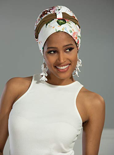 Stylish Cotton Turban Head Wrap for Women - Soft & Breathable Hair Scarf - Perfect for Yoga, Beach, or Everyday Fashion Accessory