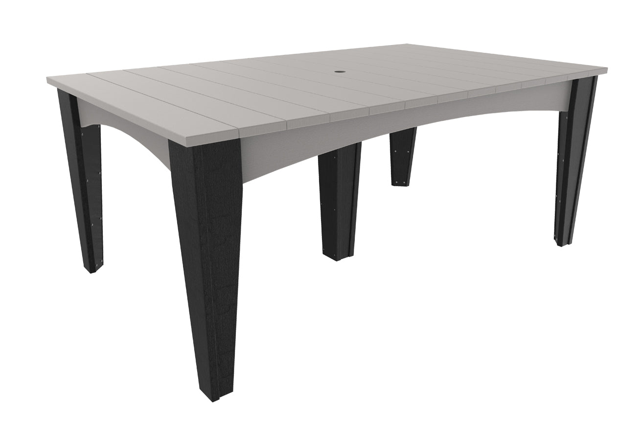 LuxCraft 44 x 72 Inch 7-Piece Dining Table Set for Kitchen Island - Modern Wooden Counter Height Table with 6 Chairs - Perfect for Family Meals, Entertaining & Small Space Dining Rooms