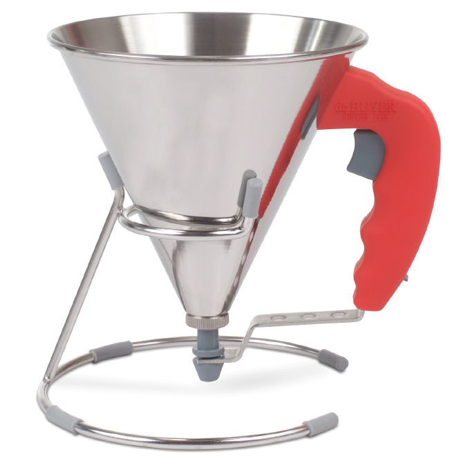 Kwik Automatic Funnel Sauce Gun - 0.84 Quarts (800ml) Squeeze Bottle for Condiments, Dressings & Cooking - Perfect for BBQ, Kitchen & Food Service Use