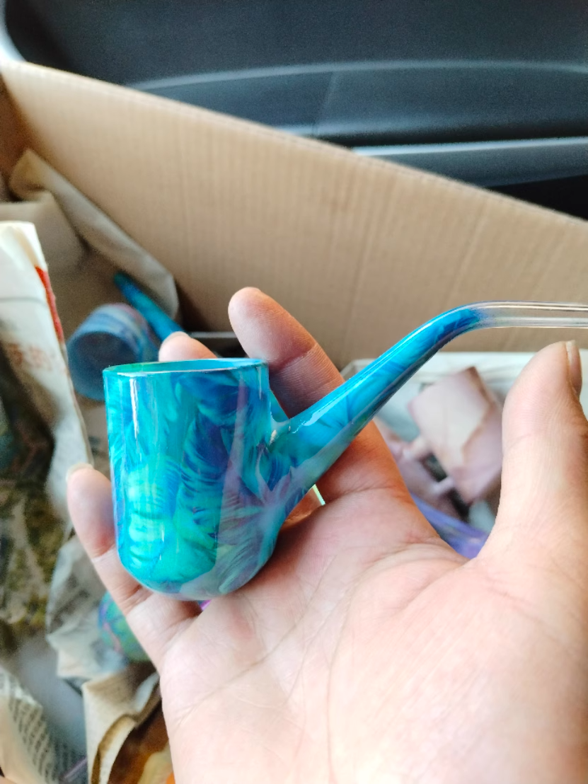 Puffco Proxy Glass Bubbler Water Pipe - Replacement Mouthpiece for Puffco Proxy | Portable & Durable Design | Perfect for On-the-Go Dabbing and Dry Herb Vaporizing