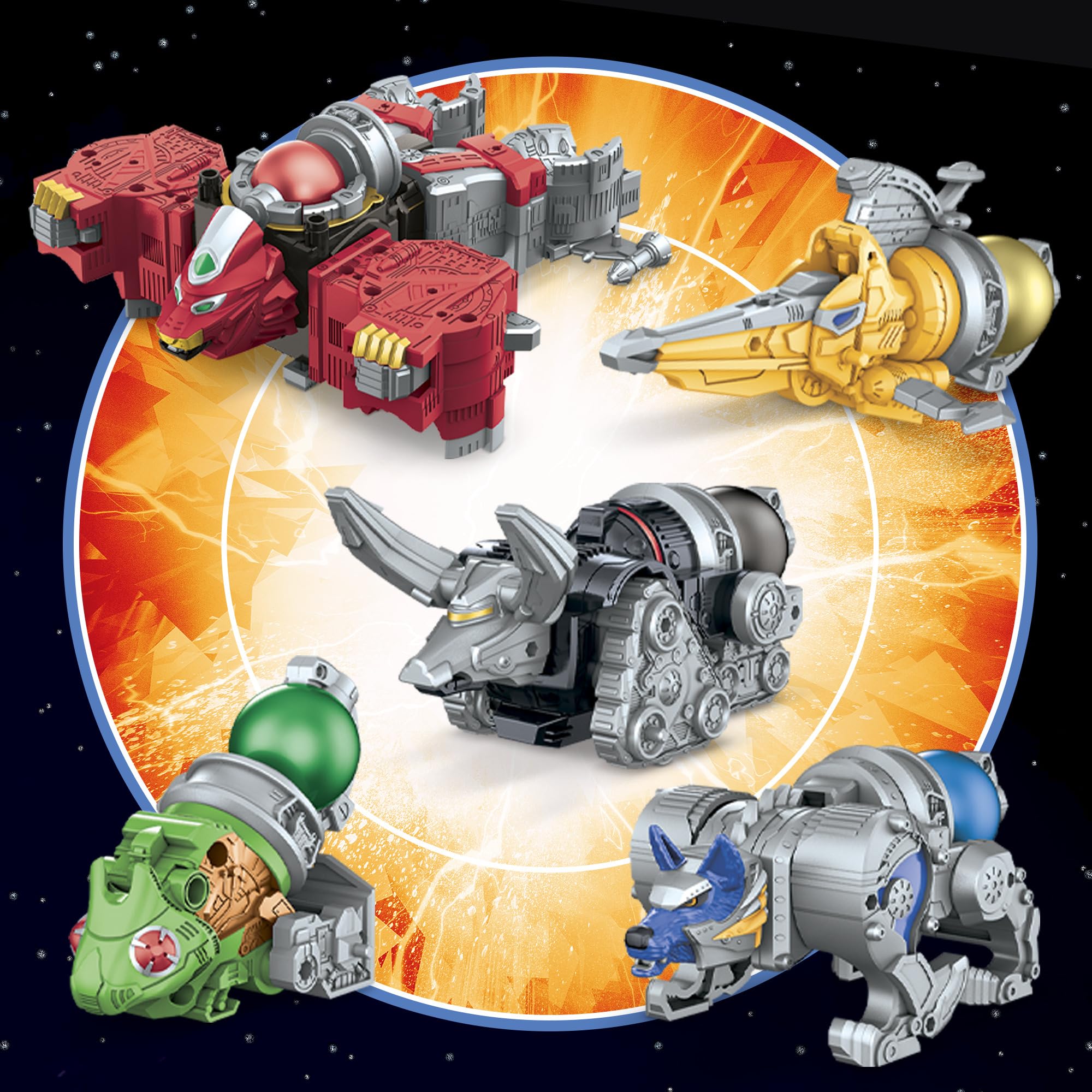 Power Rangers Cosmic Fury Cosmic Zord Mega Pack - 12
