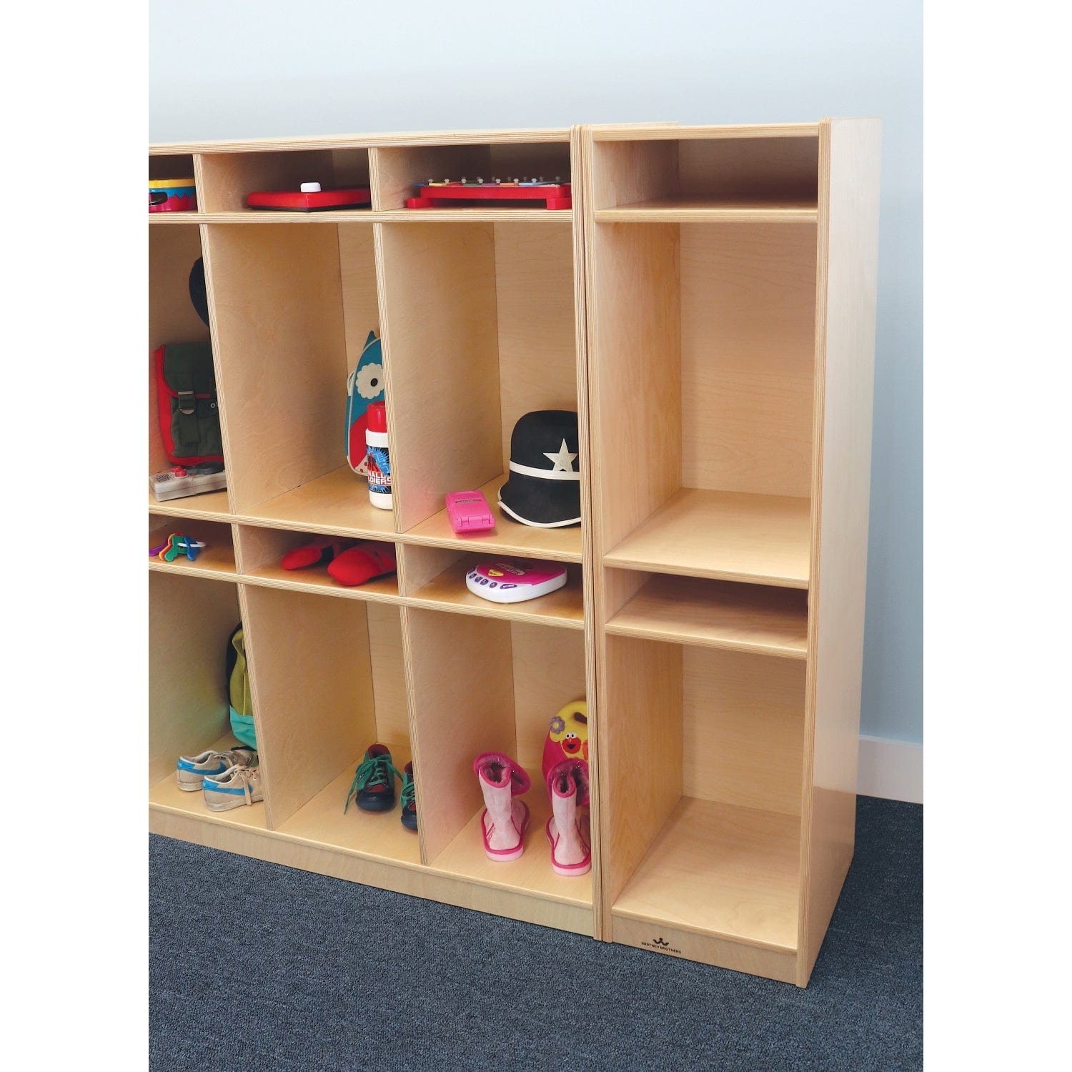 Single Section Coat Locker - Heavy Duty School & Office Storage Cabinet for Jackets, Bags & Accessories - Perfect for Classrooms, Gyms & Workplace Organization