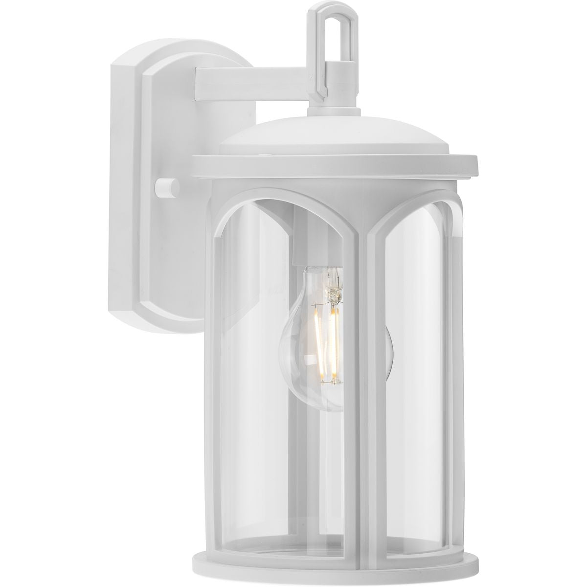 DURASHIELD Outdoor Wall Lantern - Gables Collection One Light Weatherproof Exterior Sconce for Porch, Patio & Garden Lighting | Rust-Resistant Outdoor Wall Light Fixture
