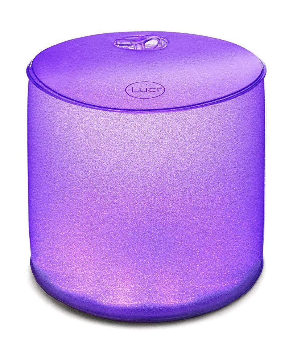 MPOWERD Luci Color Inflatable Solar Lantern - Waterproof, Portable & Rechargeable Outdoor Light with Sparkle Finish for Camping, Hiking, Beach & Emergency Use