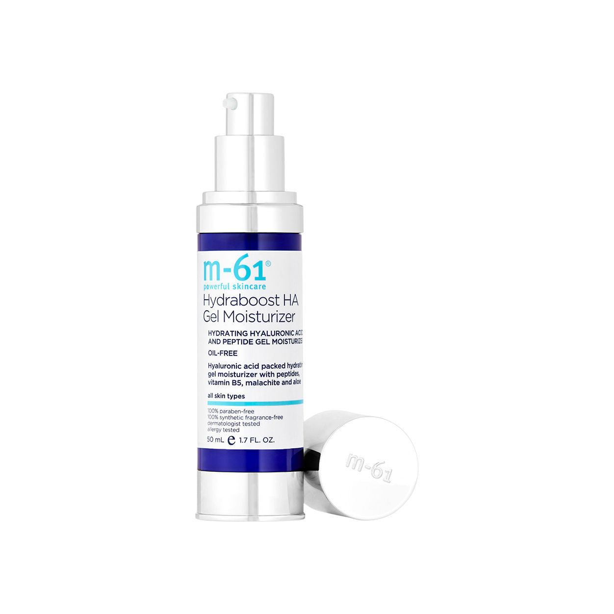 Hydraboost HA Gel Moisturizer - Hyaluronic Acid Face Moisturizer for Dry Skin - Hydrating Gel Cream for Day & Night Use - Perfect for Daily Skincare Routine & Post-Workout Hydration