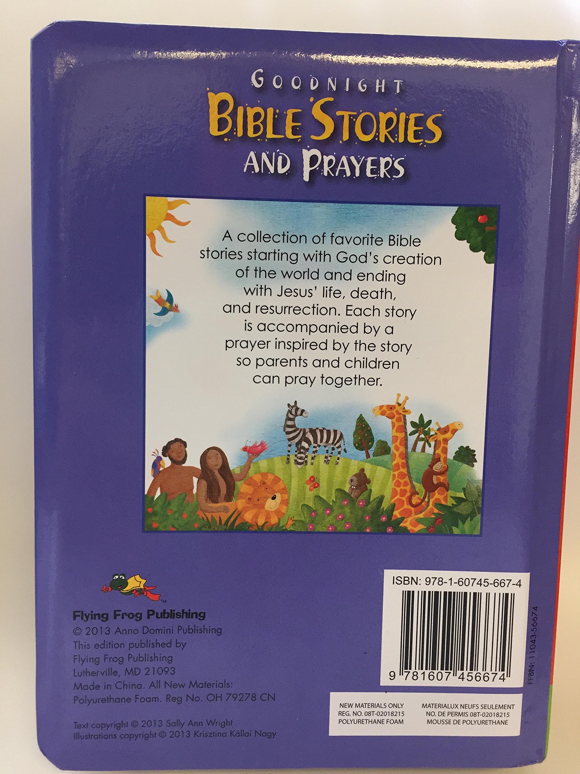 Goodnight Bible Stories and Prayers - Hardcover Christian Children's Book (2013) | Bedtime Reading, Sunday School Gifts & Family Devotionals