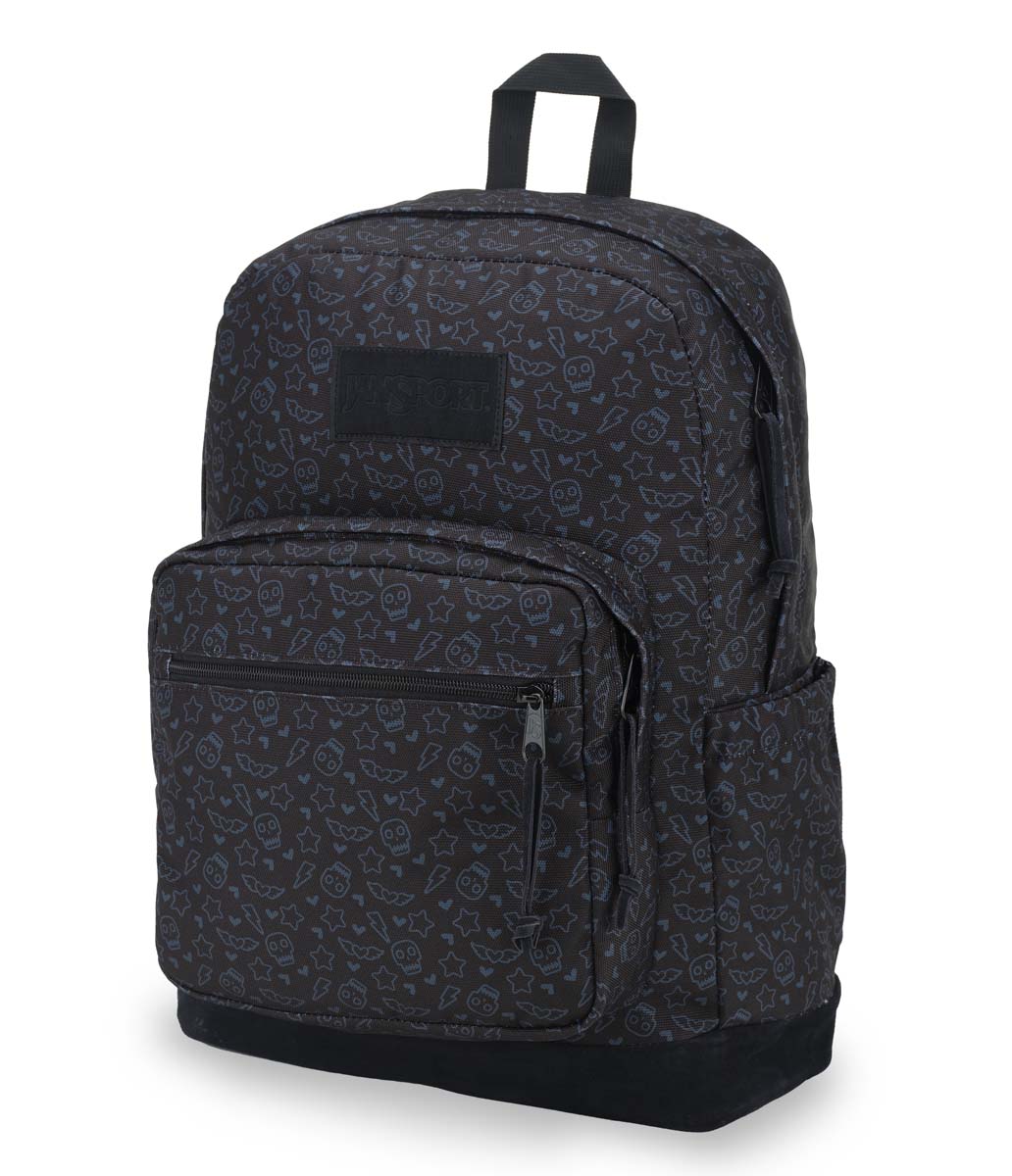 JanSport Right Pack Backpack - Stylish Subtle Skull Print, Durable School & Travel Backpack for Students & Professionals | Perfect for College, Work & Outdoor Adventures