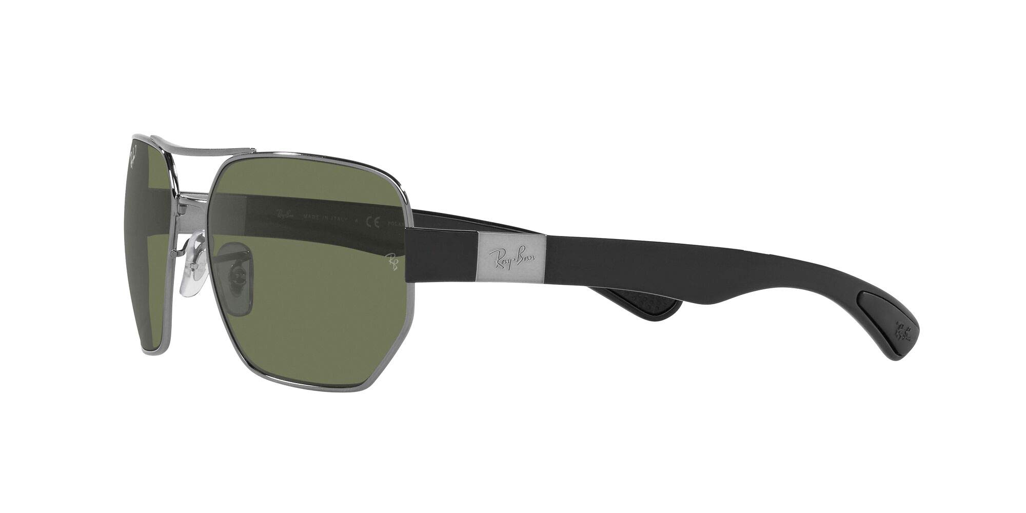 Ray-Ban RB3672 Rectangular Sunglasses for Men & Women - UV Protection, Polarized Lenses, Classic Aviator Style - Perfect for Driving, Beach, Outdoor Activities