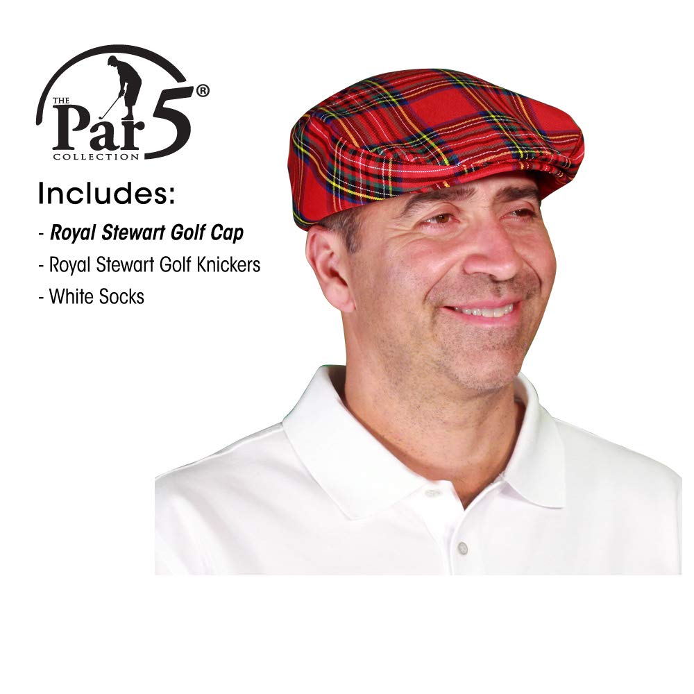 Men's 'Par 5' Plaid Shirt - Stewart Collection Golf Polo - Comfortable & Stylish for Casual Wear, Office & Golf Outings