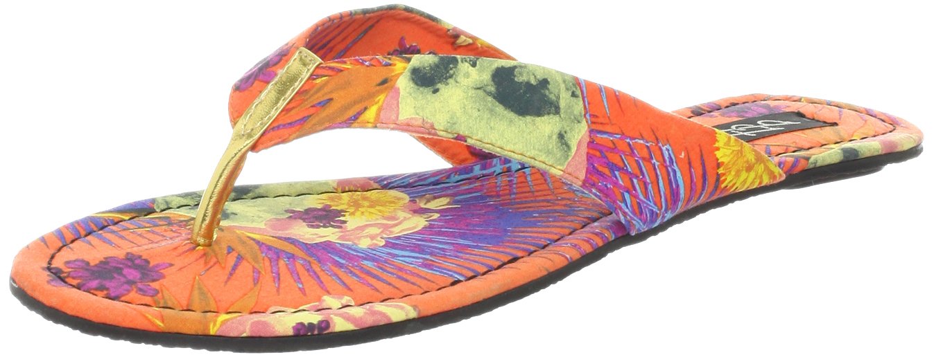 Iron Fist Women's Reina Muerte Thong Sandals - Gothic Boho Style Flip Flops for Summer, Beach & Music Festivals