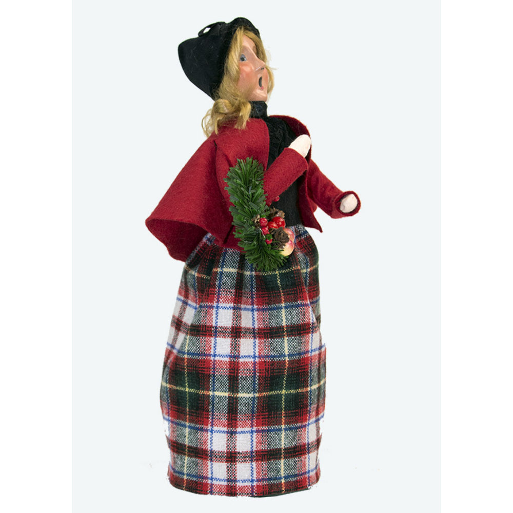Byer's Choice Eve Family Woman Caroler - Handcrafted Christmas Caroling Figurine for Holiday Home Decor & Gift Giving