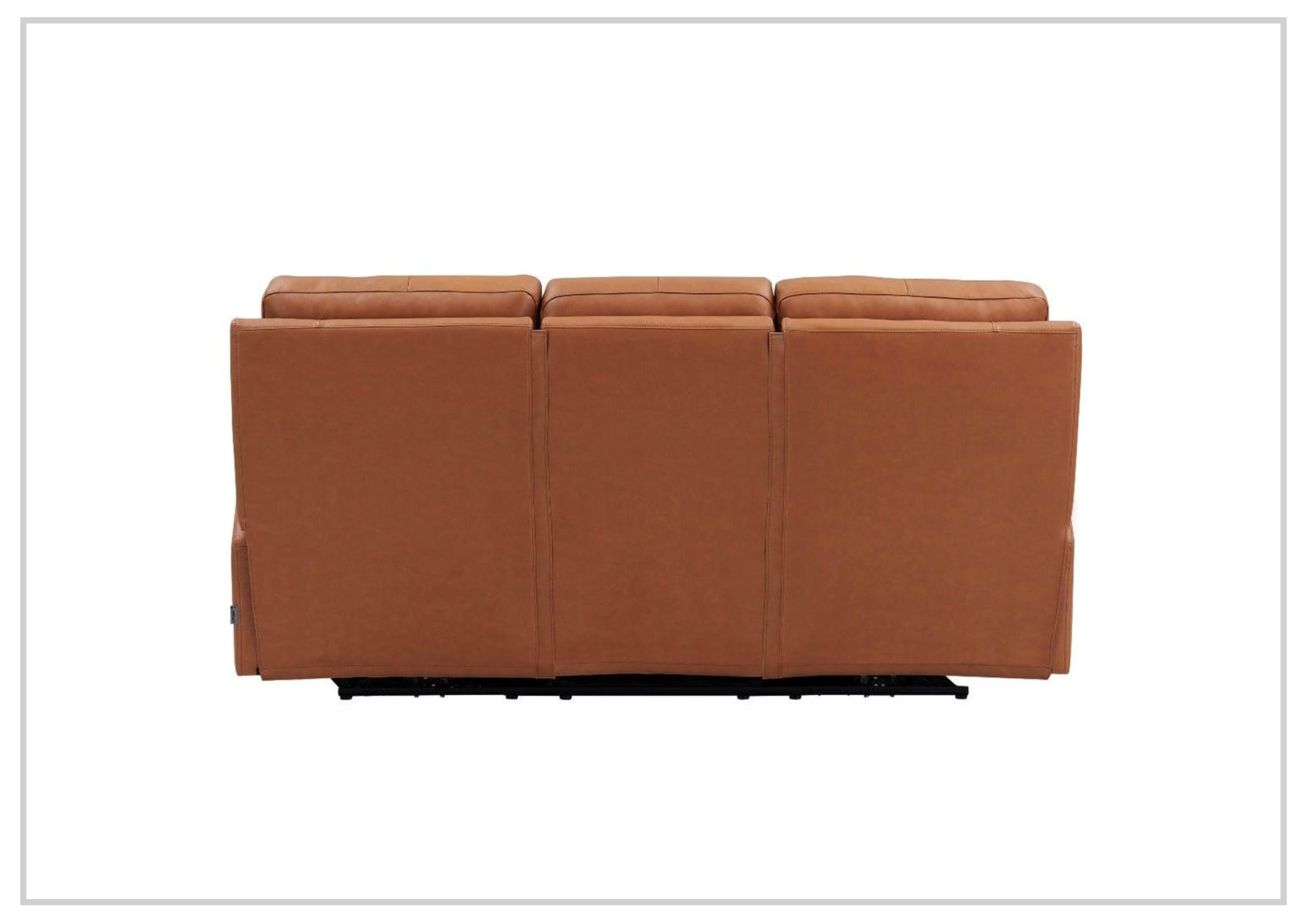 Hydeline Venice 3-Seater Brown Leather Zero Gravity Power Reclining Sofa - Modern Living Room Furniture for Home Theater & Relaxation