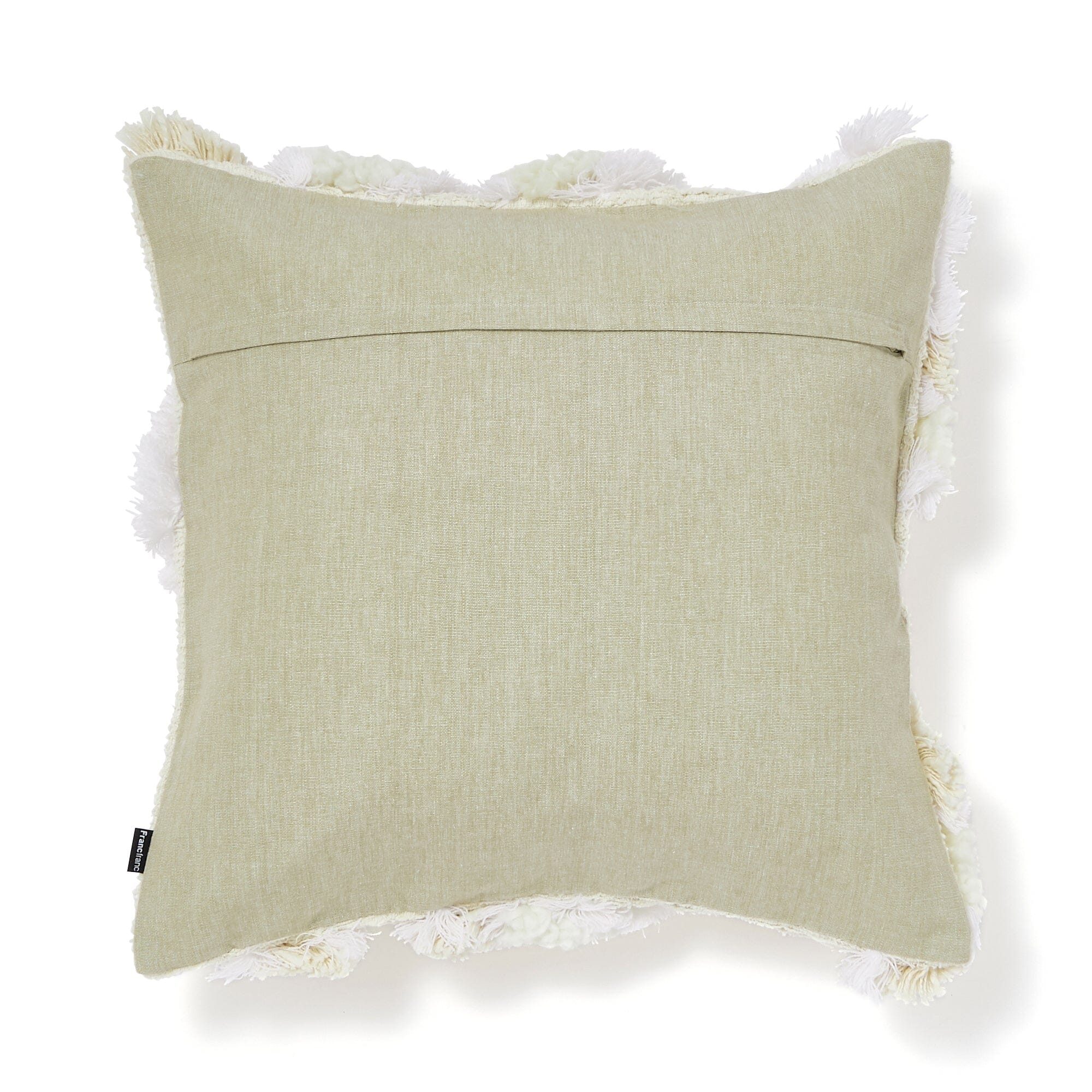 Premium 18x18 Inch Ivory Cushion Cover - Soft & Durable Cotton Pillow Case for Sofa, Bed, Chair - Home Decor & Living Room Accessories