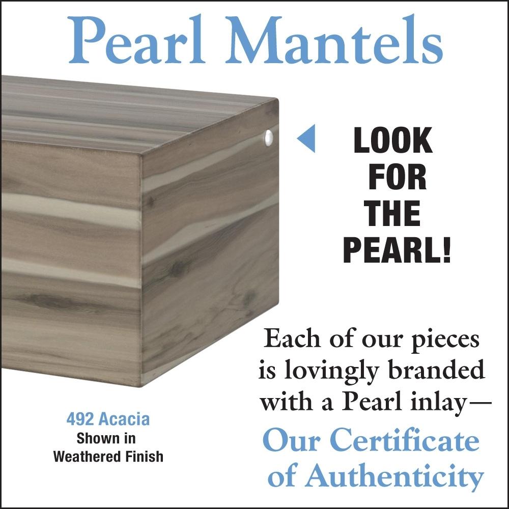 Acacia Wood Mantel Shelf - Handcrafted Rustic Fireplace Mantel for Home Decor | Perfect for Living Room, Bedroom & Farmhouse Style