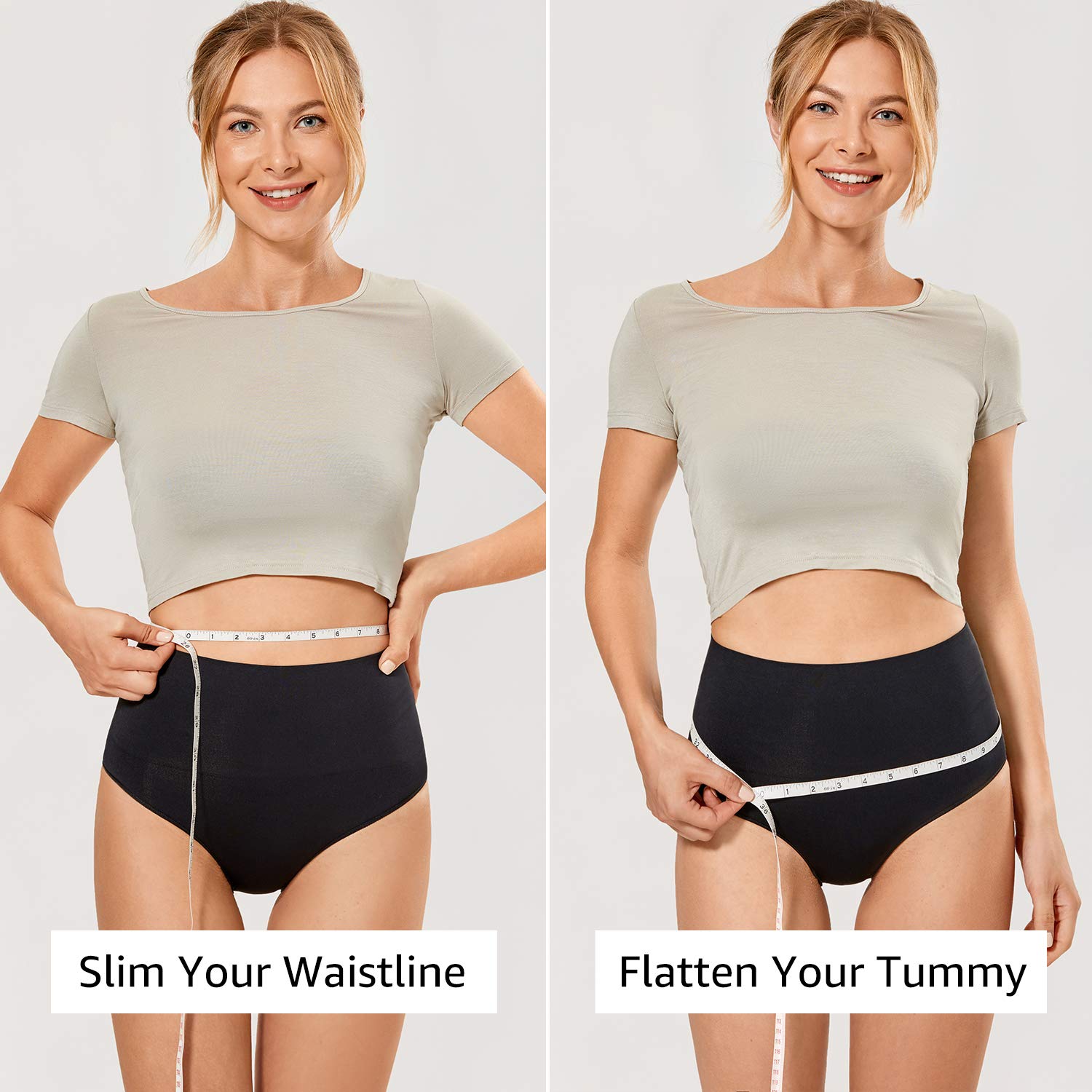 Best Women's High-Waist Tummy Control Shaping Panties - Seamless Plus Size Shapewear for Everyday Comfort & Confidence - Perfect for Work, Yoga & Special Occasions