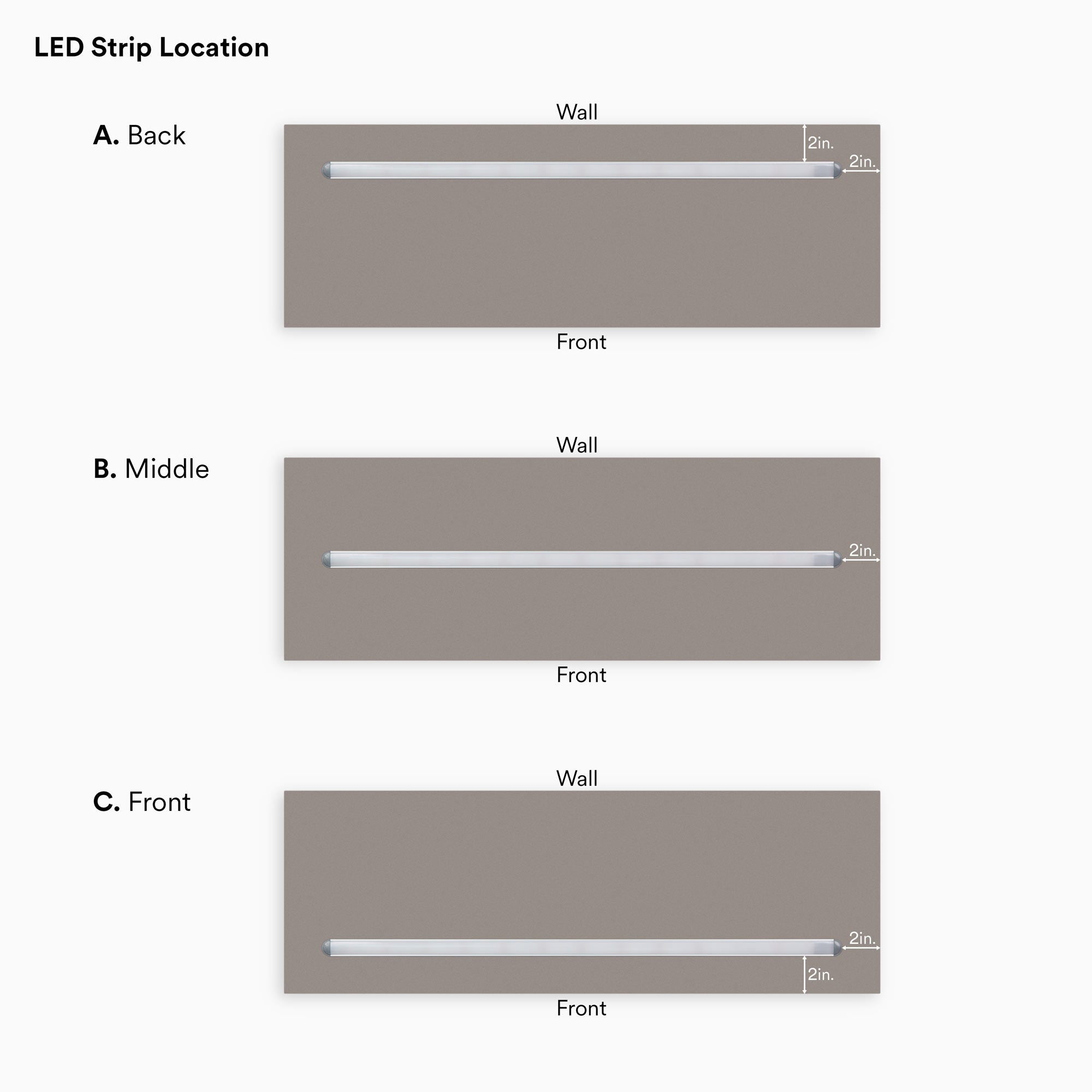 Aksel LED Floating Shelf with Built-in Lighting - Modern Wall Shelf for Living Room, Bedroom, or Kitchen Display & Storage