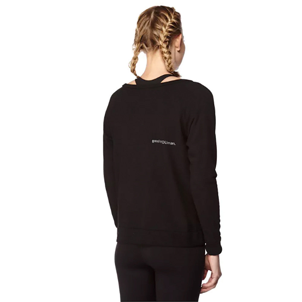 hYOUman Jordie Everyday Grateful French Terry Pullover Hoodie - Cozy Oversized Sweatshirt for Women | Perfect for Casual Wear, Lounge & Fall Outfits