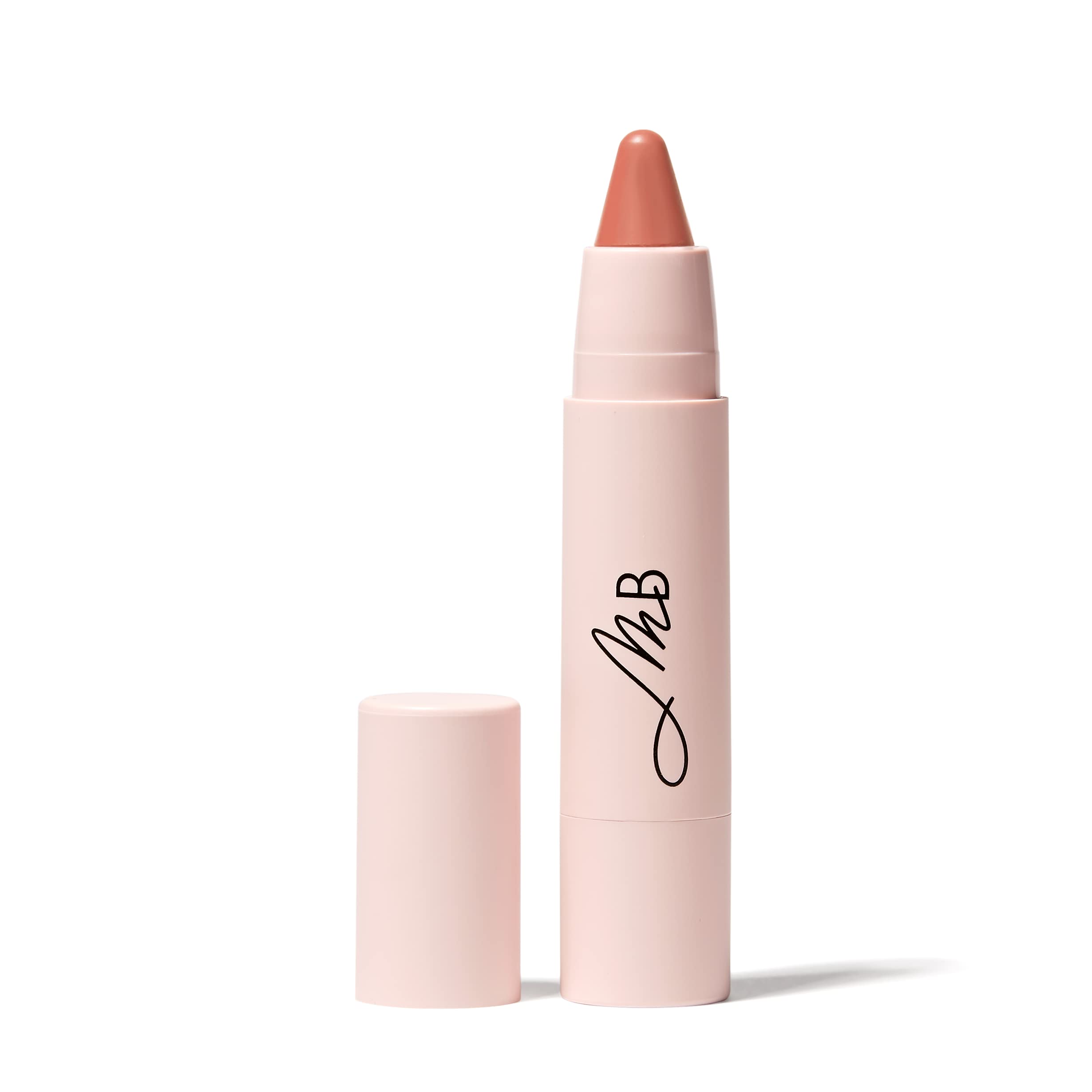 Monika Blunder Beauty Kissen Lush Lipstick Crayon - Marlene Light Nude | Clean, Cruelty-Free & Vegan Lip Color | Everyday Wear, Date Night & Special Occasions