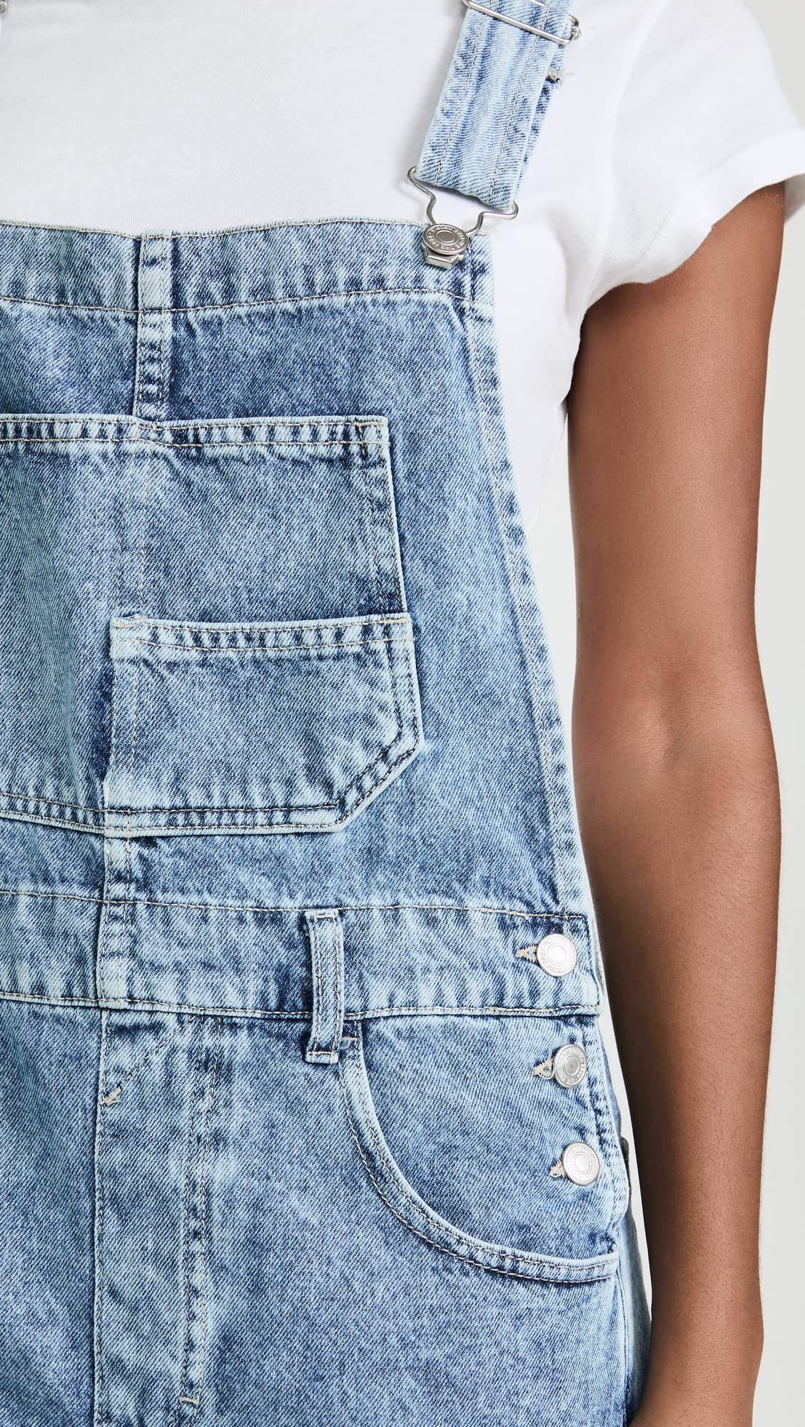 Free Women's Ziggy Denim Overalls - Vintage High Waisted Jumpsuit for Women - Casual & Boho Style Outfit (Perfect for Festivals, Date Nights & Everyday Wear)